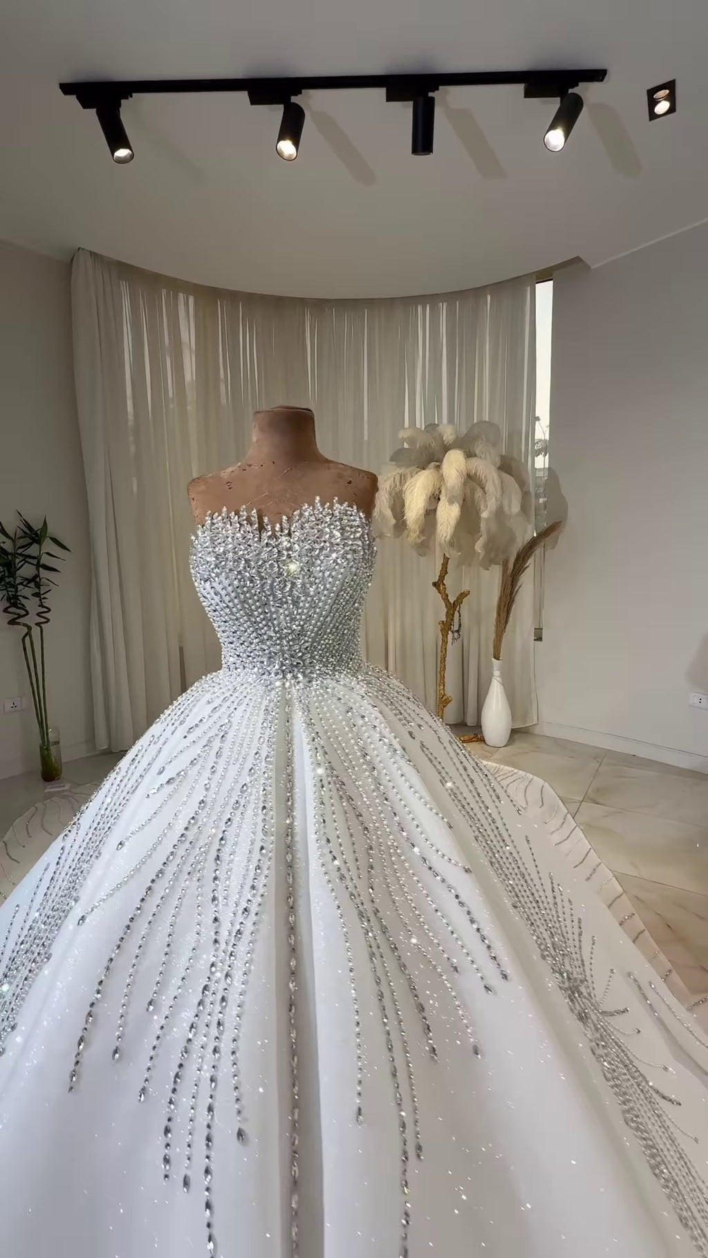 Celeste Crystal Ball Gown Bridal Dress GD106