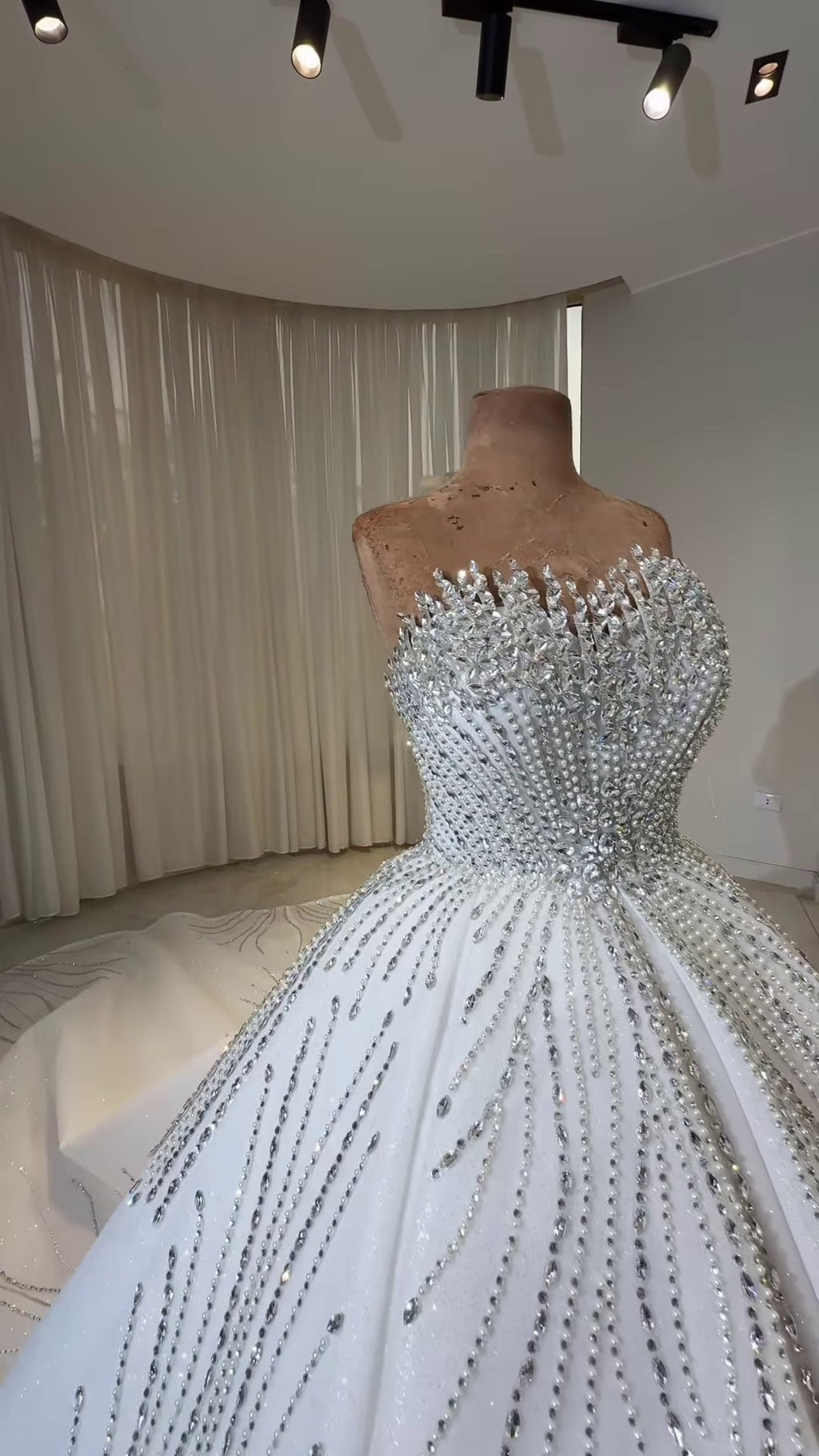 Celeste Crystal Ball Gown Bridal Dress GD106