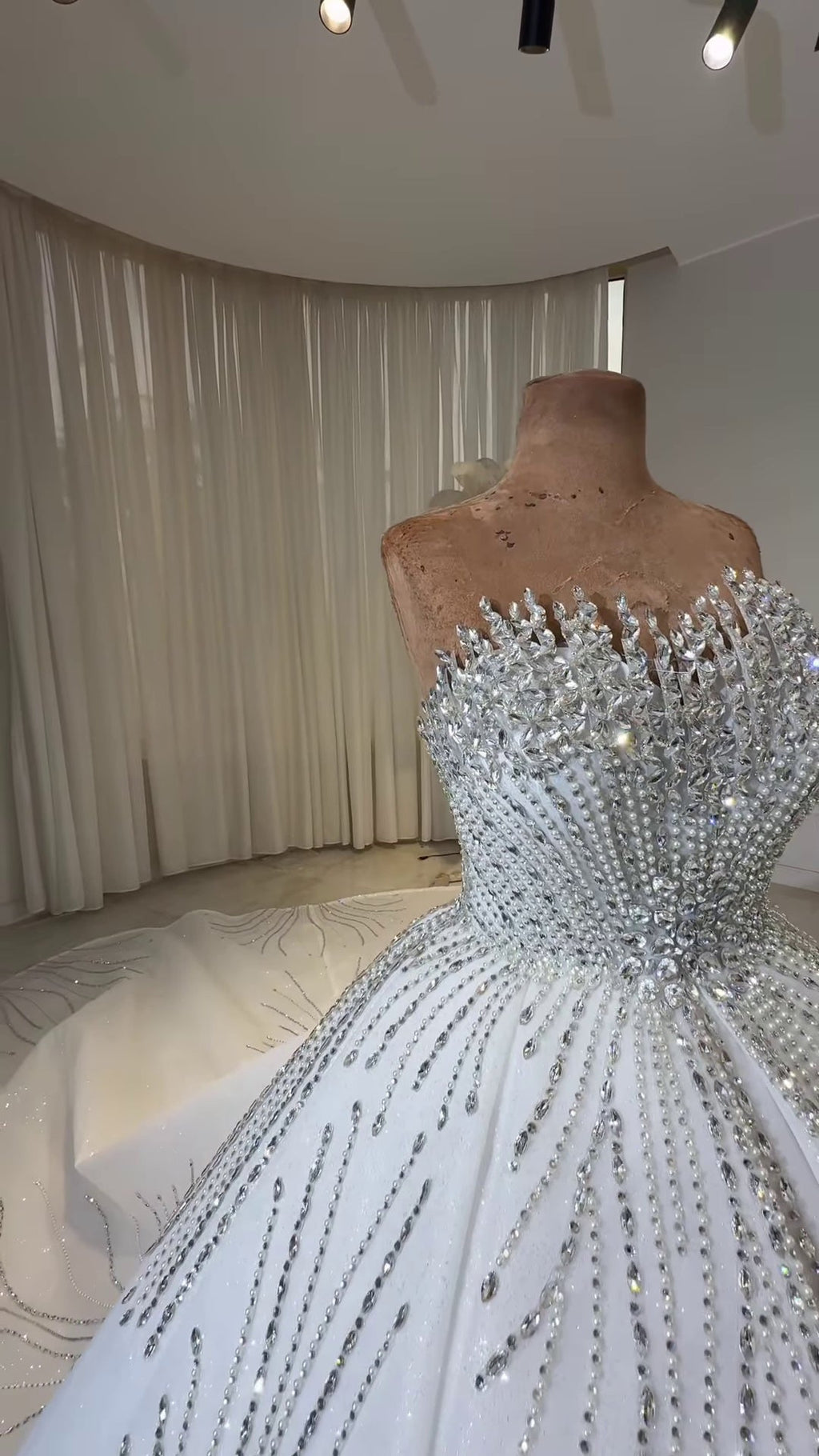 Celeste Crystal Ball Gown Bridal Dress GD106