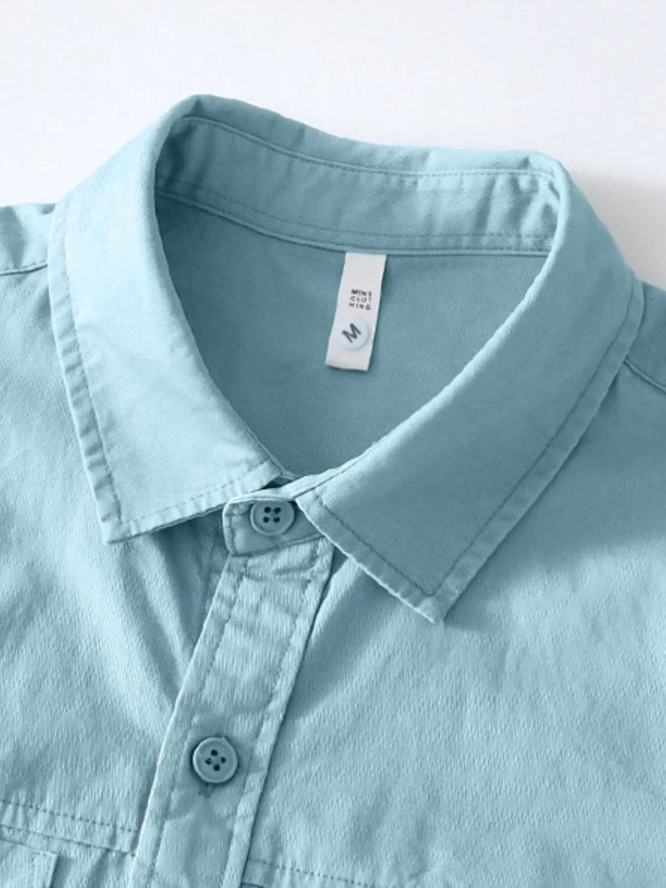 Men's Plus Size Button Up Long Sleeve Shirt