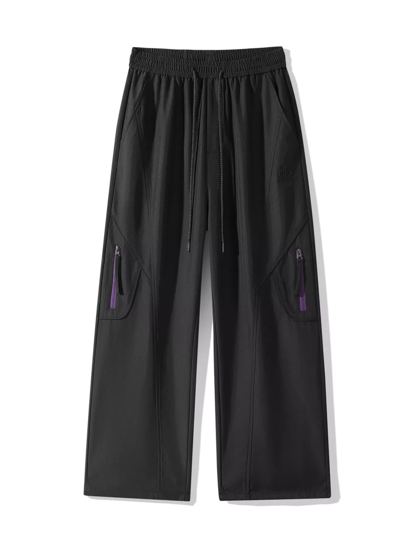 Men's Plus Size Loose Fit Cargo Pants with Zipper Pocket