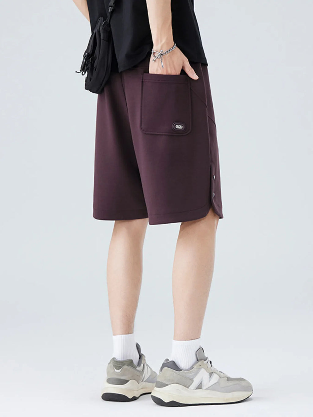 Men's Plus Size Drawstring Loose Fit Shorts