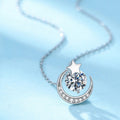 Star and Moon Pendant Necklace