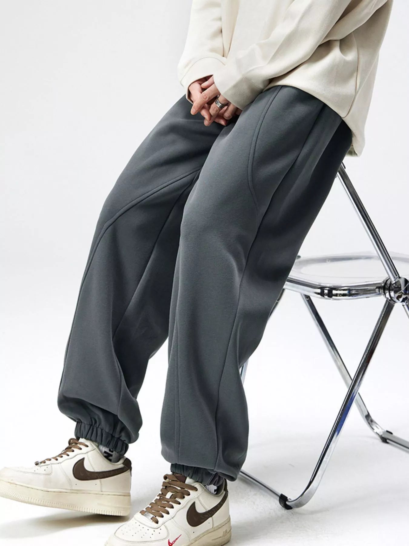 Men's Plus Size Loose Fit Drawstring Sweatpants