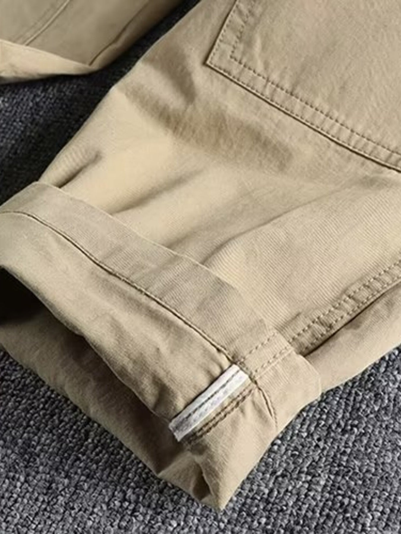 Men's Plus Size Casual Elastic Waist Cargo Pants