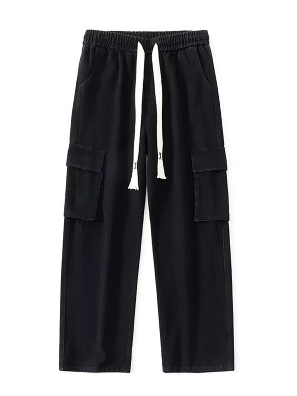 Men's Full Size Wide Leg Cargo Jeans Plus Size