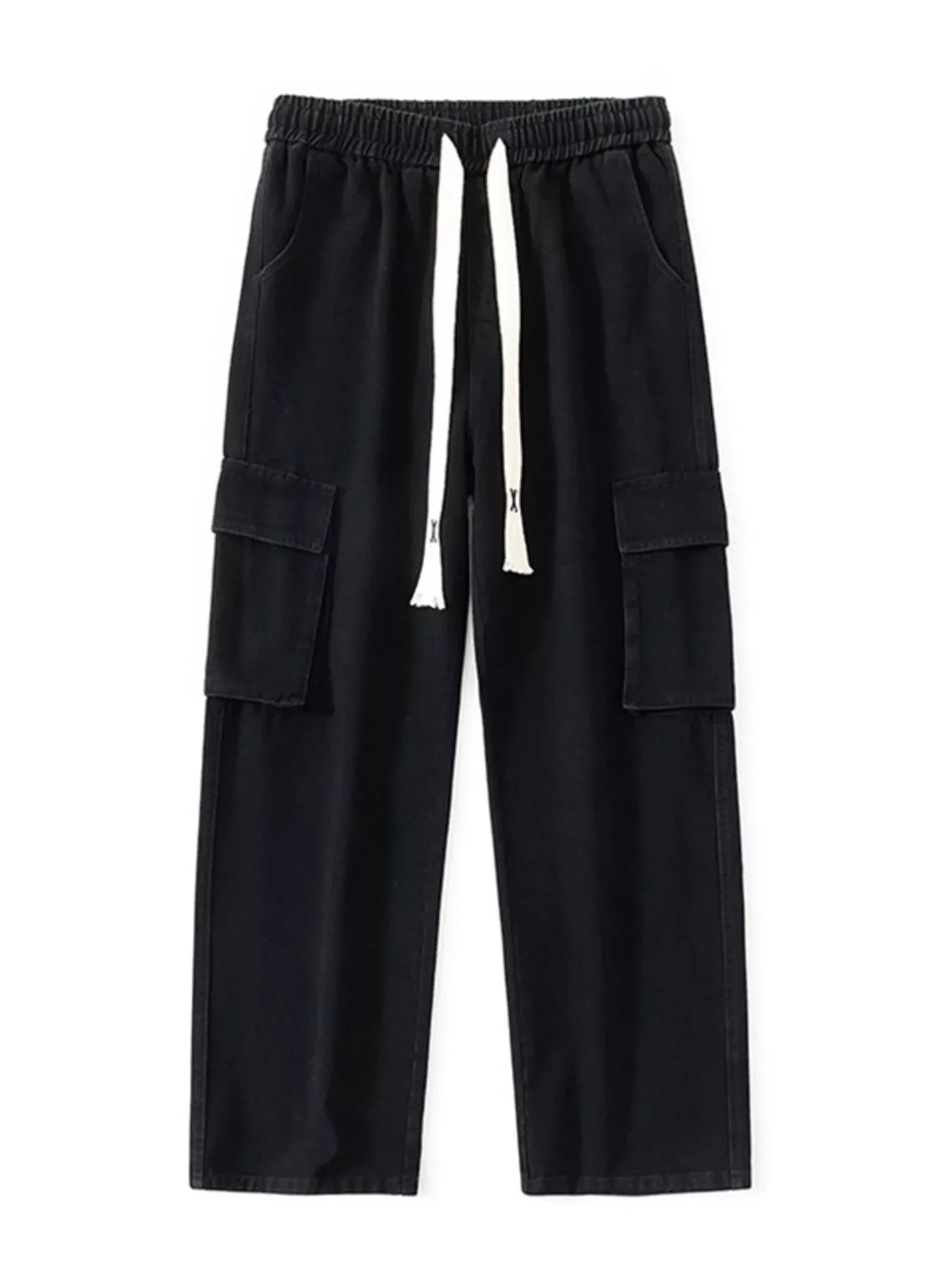 Men's Full Size Wide Leg Cargo Jeans Plus Size