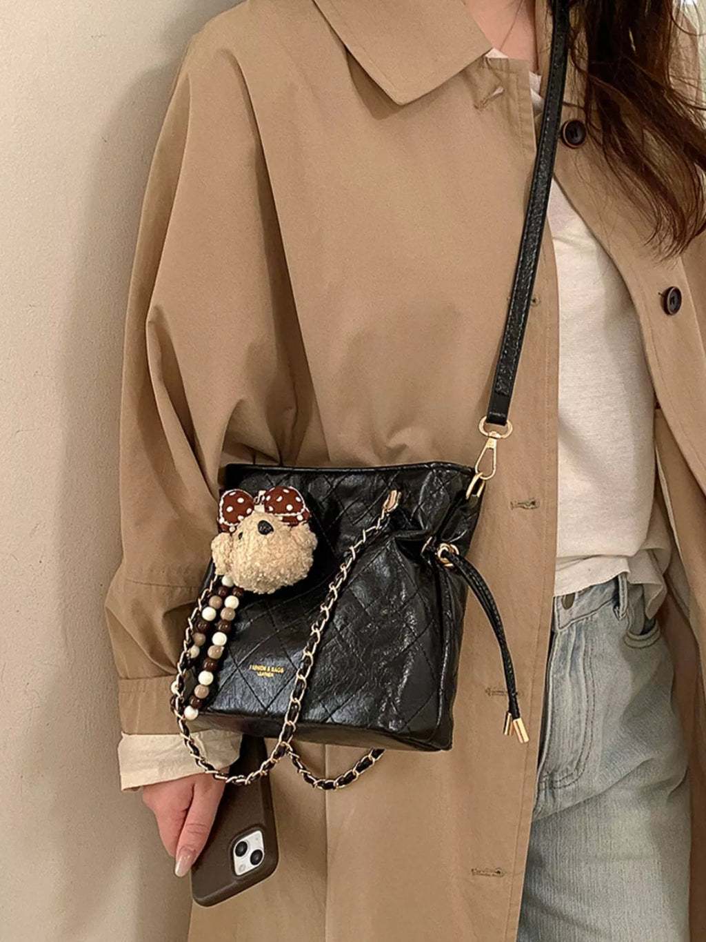 PU Leather Crossbody Bag