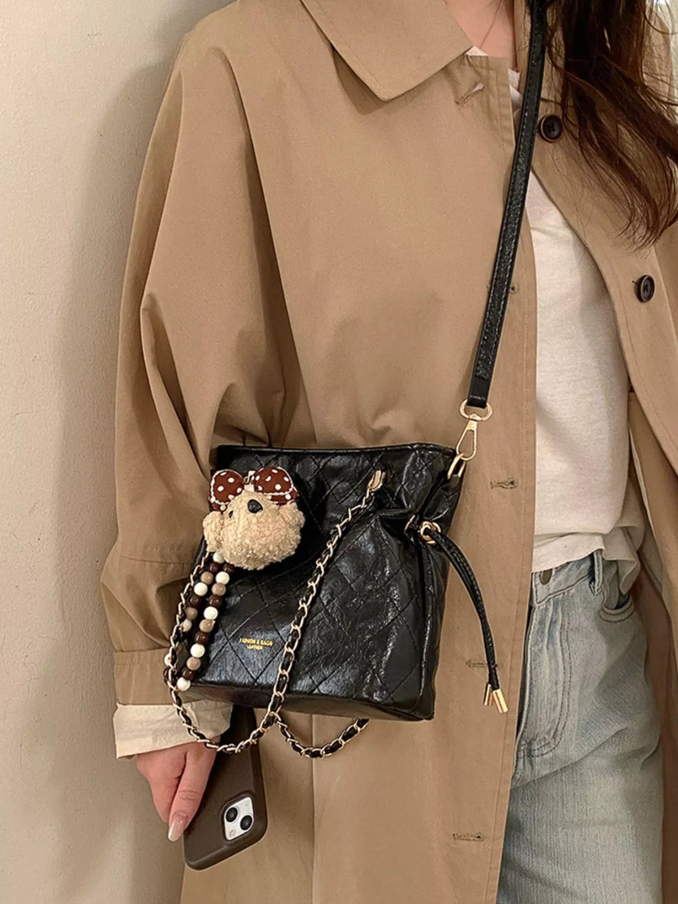 PU Leather Crossbody Bag
