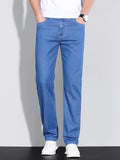 Men's Washed Straight Fit Jeans