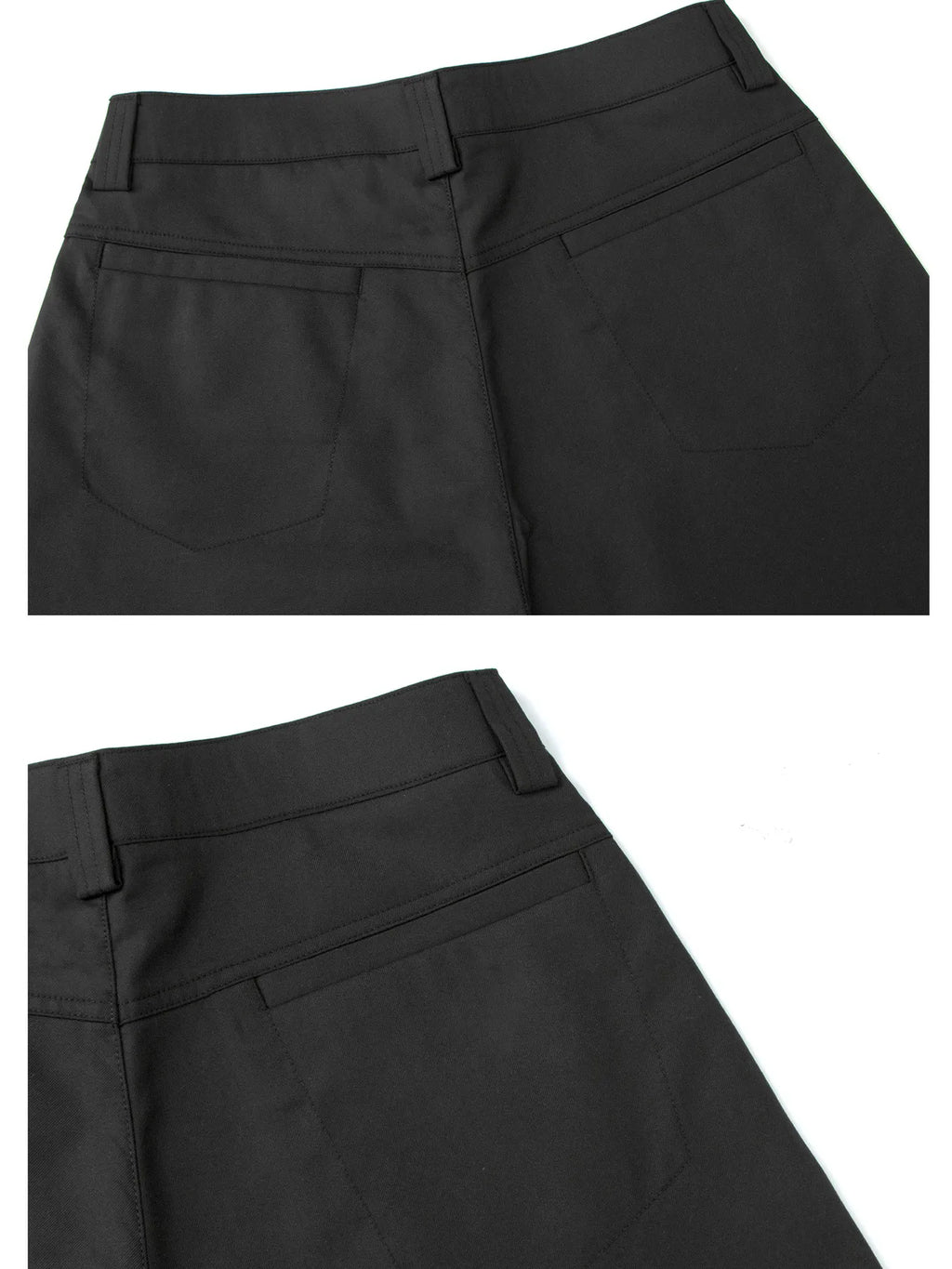 Men's Wide Leg High Waisted Pants