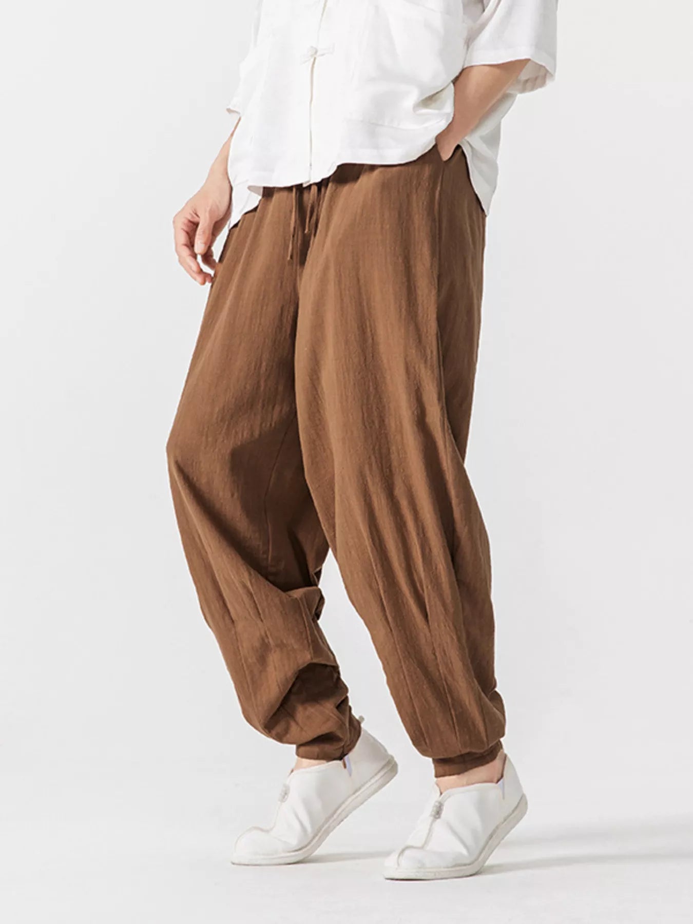 Men's Plus Size Loose Fit Harem Pants
