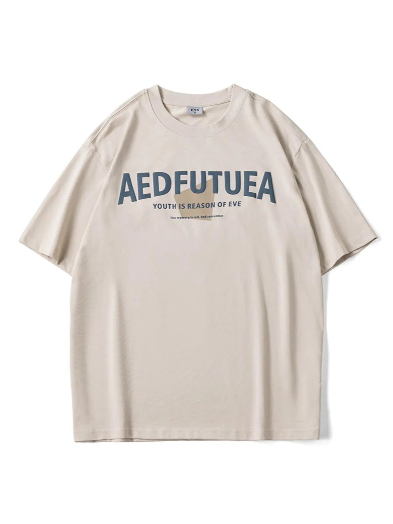 Men's Plus Size Letter Round Neck Half Sleeve T-Shirt