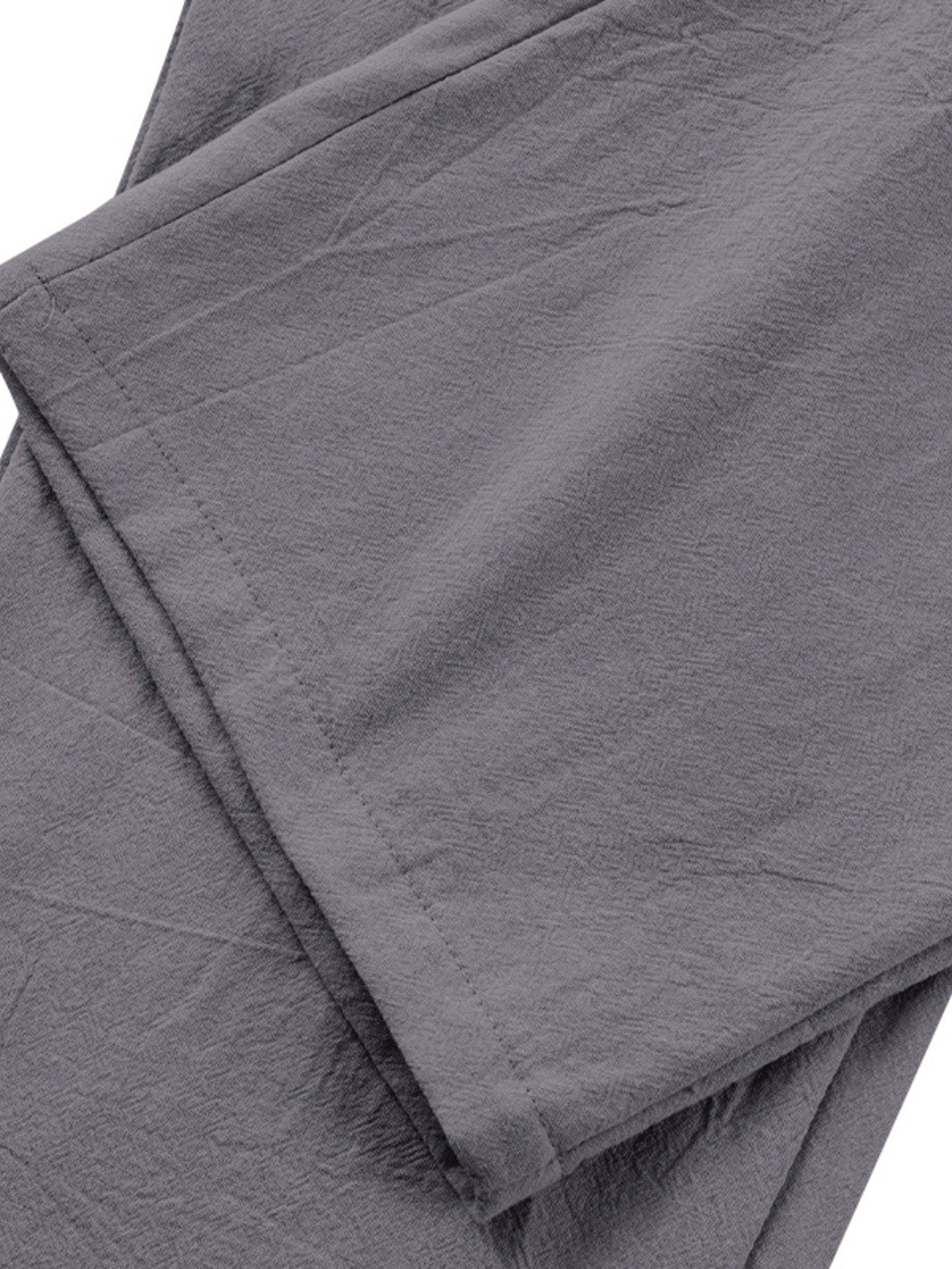 Men's Full Size Relaxed Fit Pleated Pants Plus Size