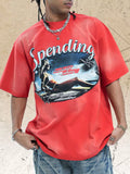 Men's Graphic Round Neck Half Sleeve T-Shirt
