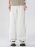 Men's Full Size Loose Fit Drawstring Linen Pants Plus Size