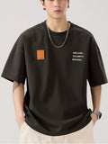 Men's Full Size Round Neck Short Sleeve T-Shirt Plus Size