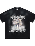 Men's Graphic Round Neck Short Sleeve T-Shirt