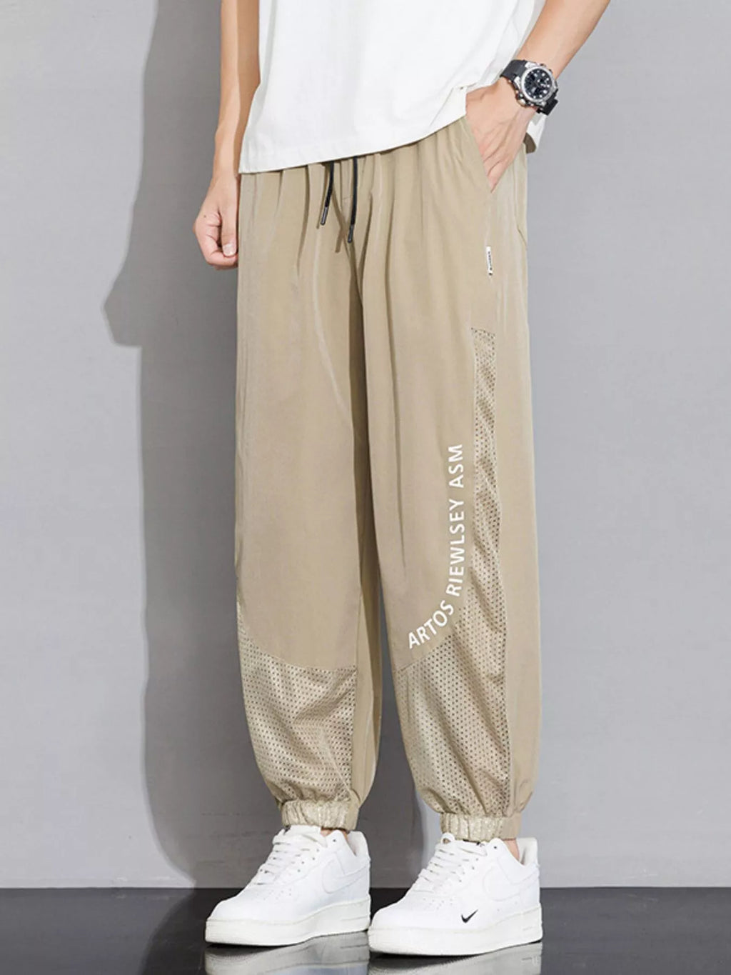Men's Plus Size Wide Leg Pants