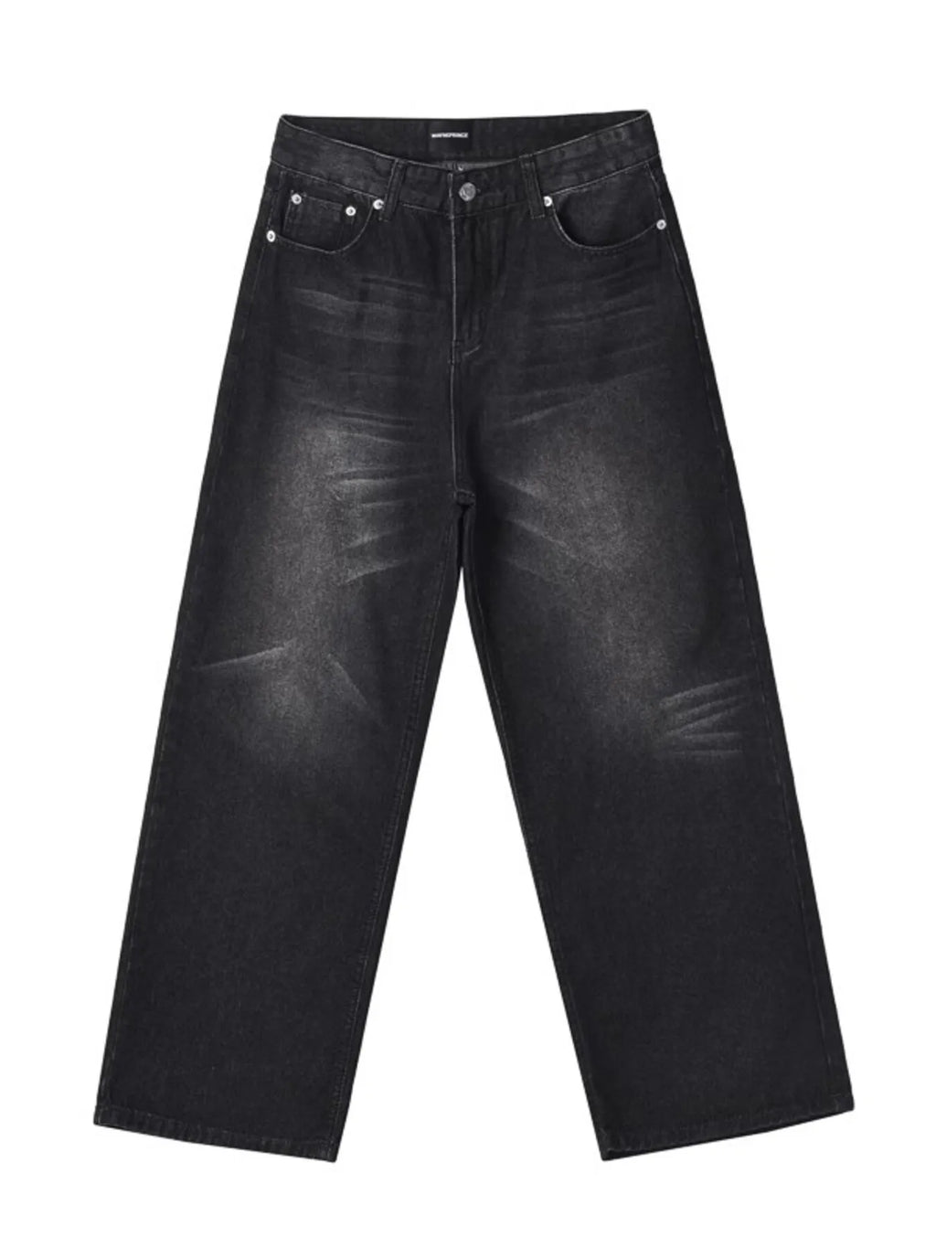 Men's Full Size Wide Leg Washed Baggy Jeans Plus Size