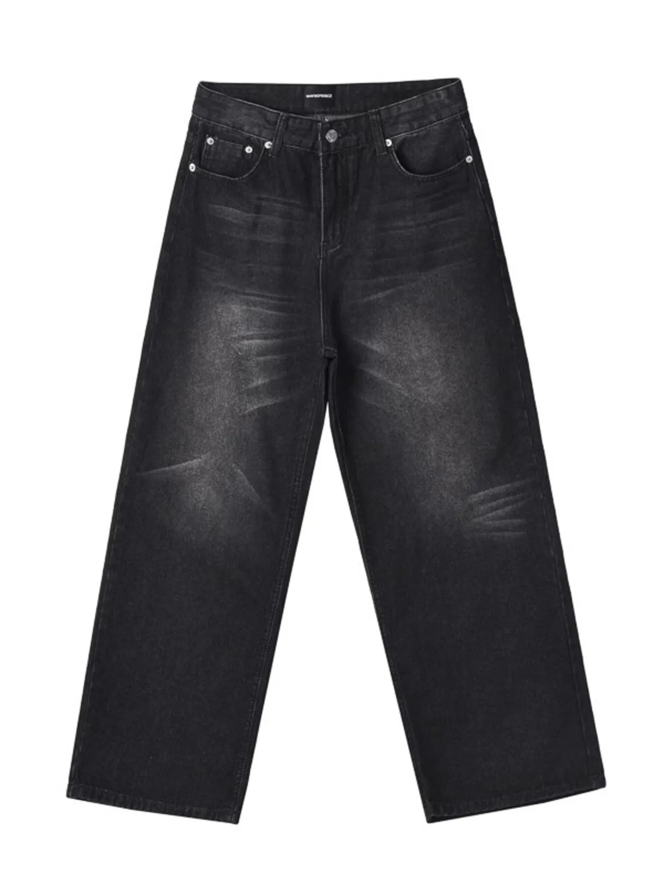 Men's Full Size Wide Leg Washed Baggy Jeans Plus Size