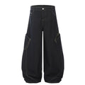 Men's Wide Leg Cargo Jeans