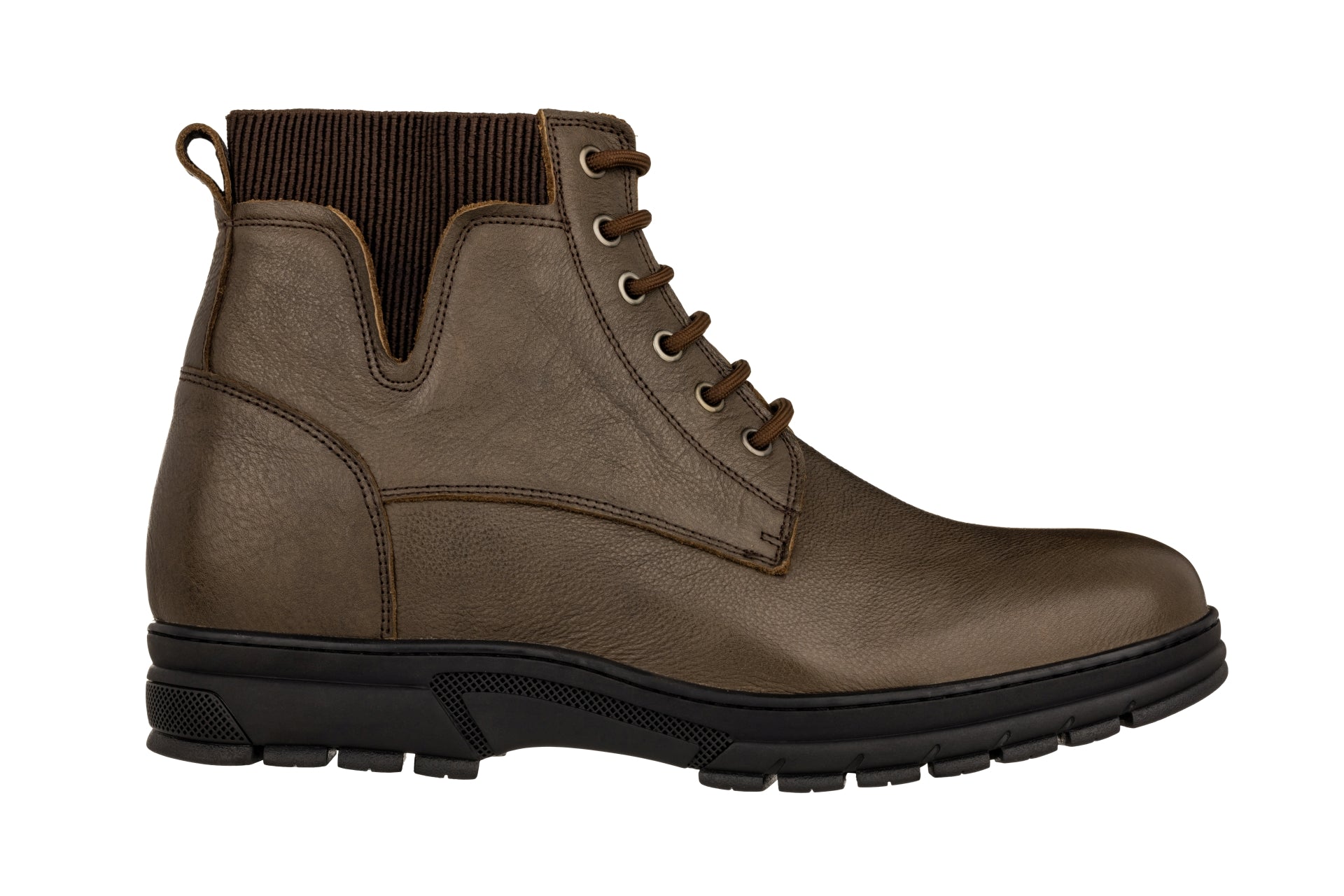 TOTO - K84016 - 2.8 Inches Taller (Chocolate Brown) - High Top Work Boots