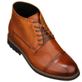 CALTO - Y41085 - 3.2 Inches Taller (Brown) - Lace Up Casual Boots