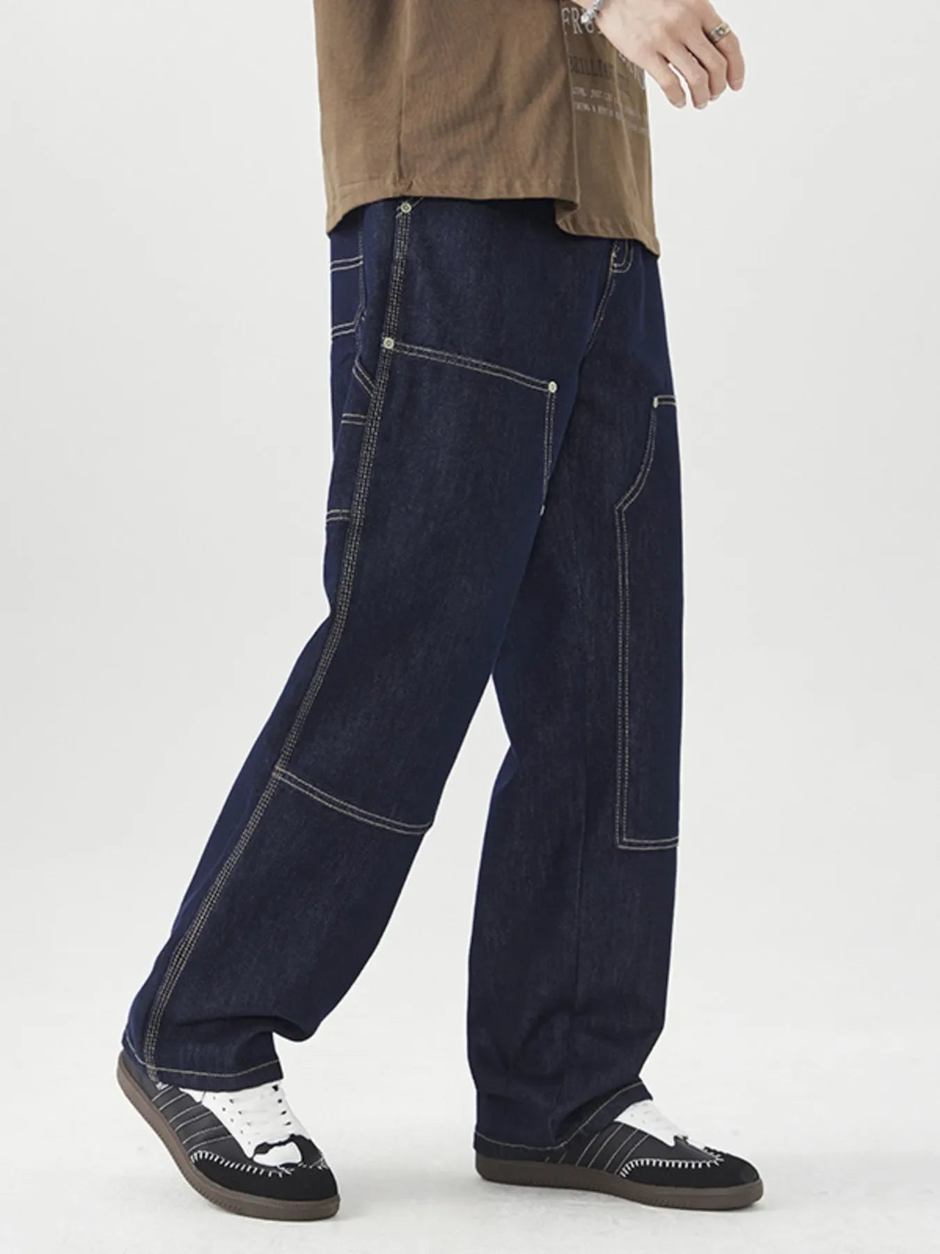 Men's Wide Leg Jeans