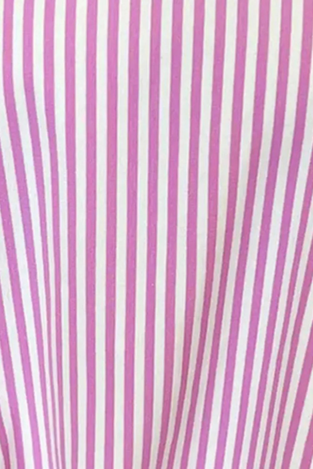 Striped Round Neck Three-Quarter Sleeve T-Shirt