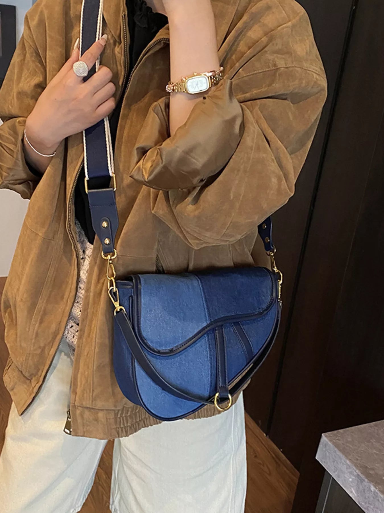 Adjustable Strap Crossbody Bag