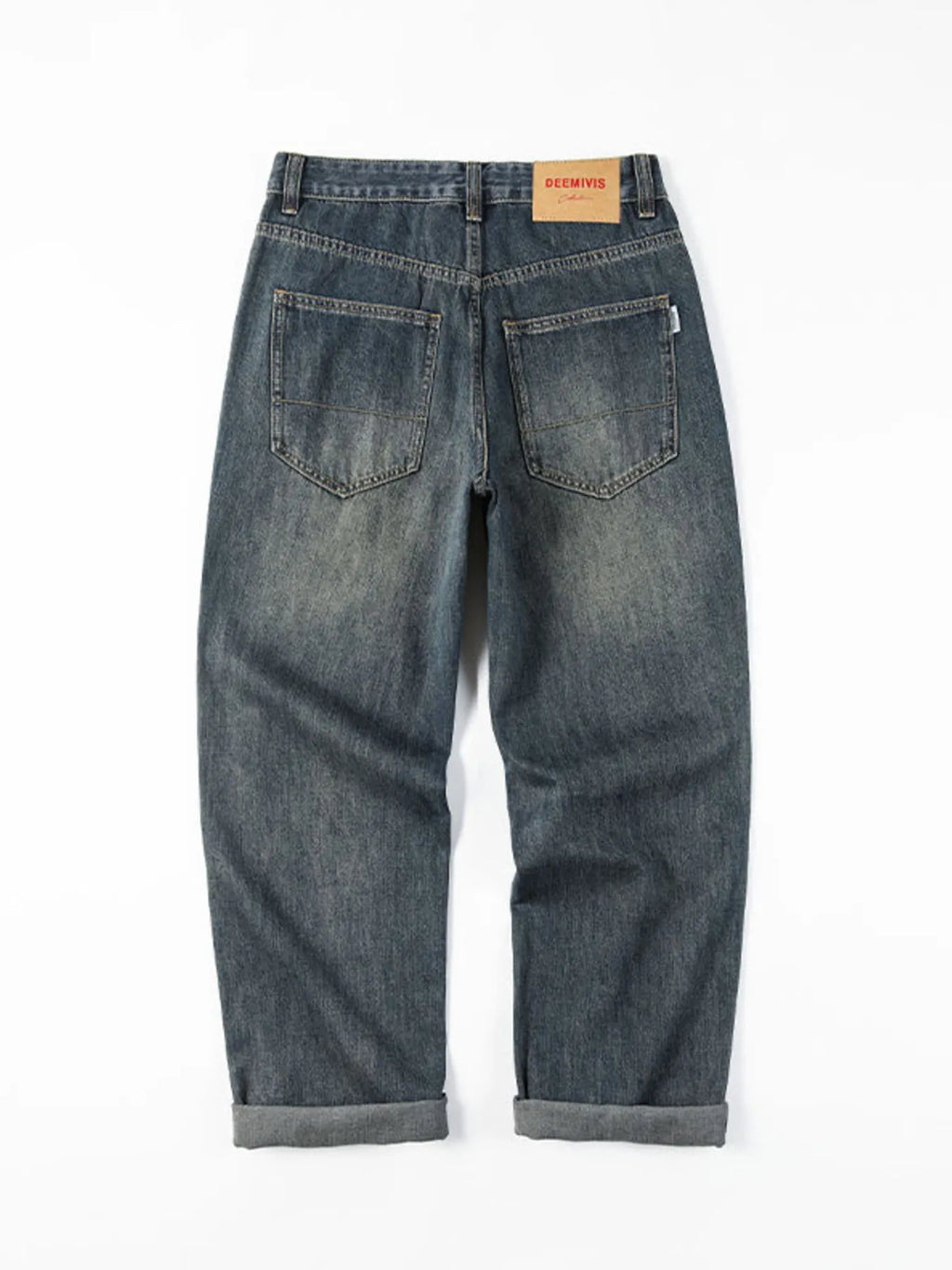 Men's Vintage Wash Loose Fit Jeans