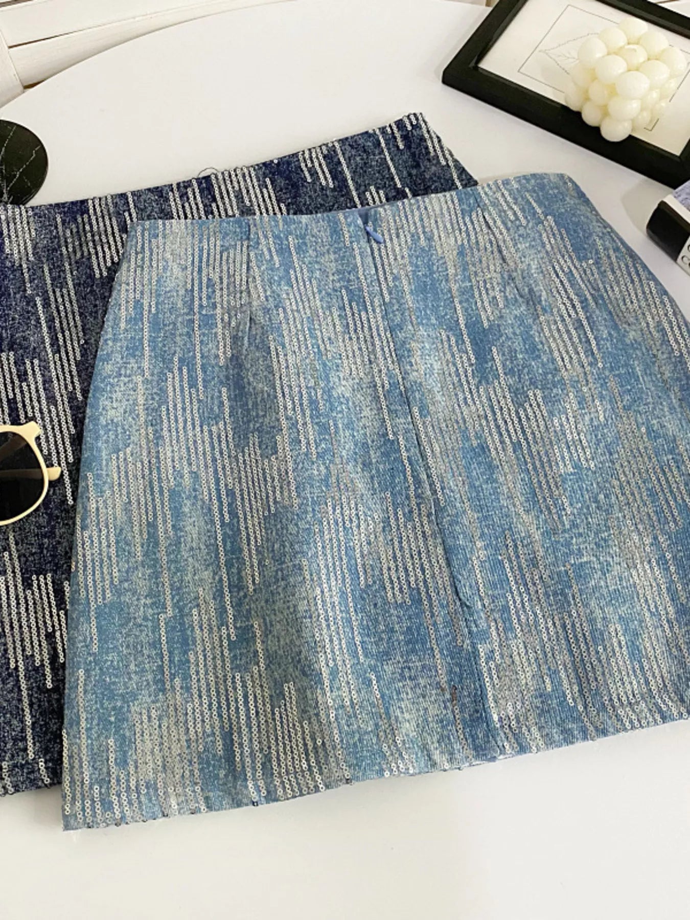 Sequin Mini Skirt