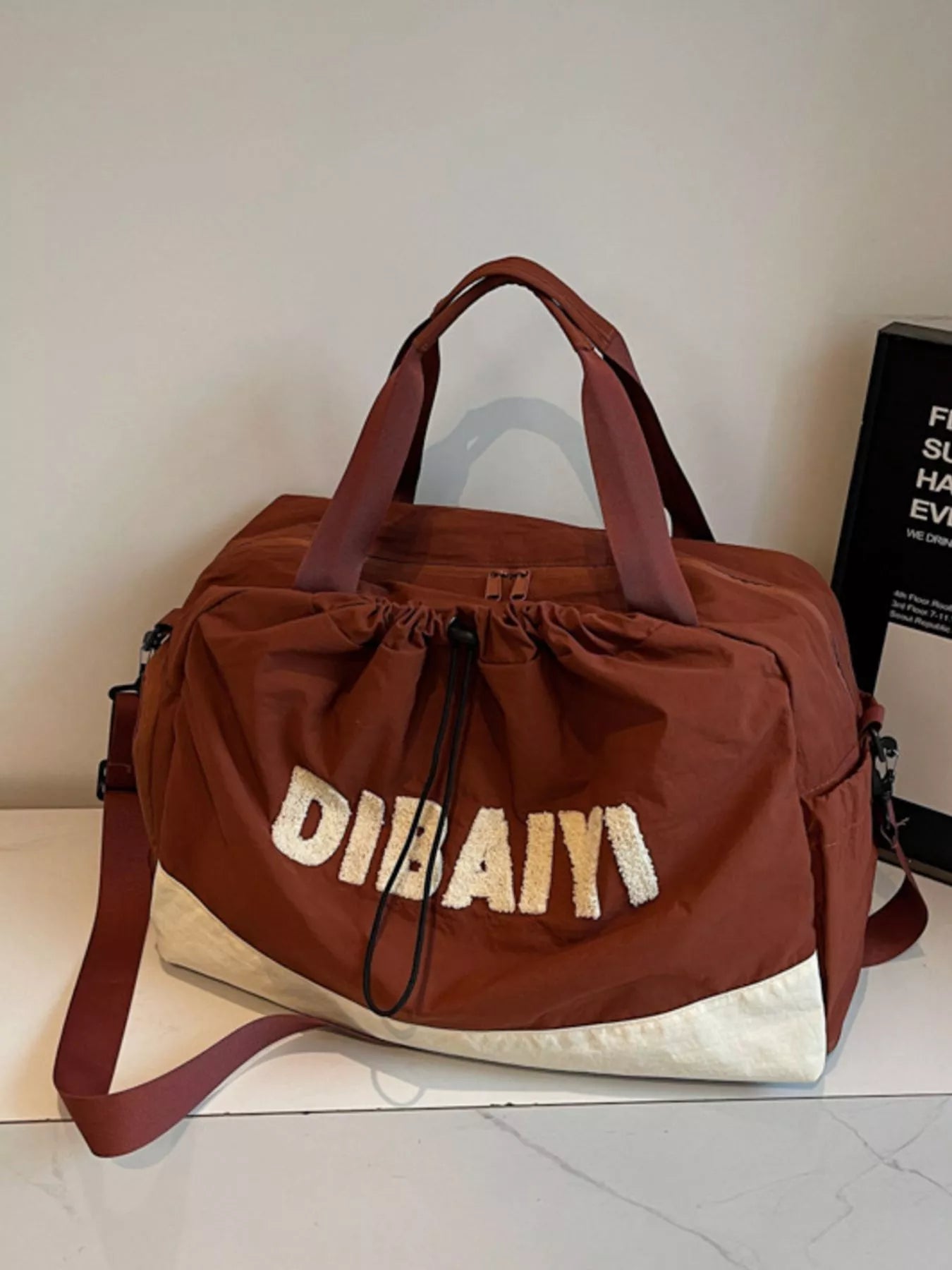 Color Block Large Capacity Travel Bag