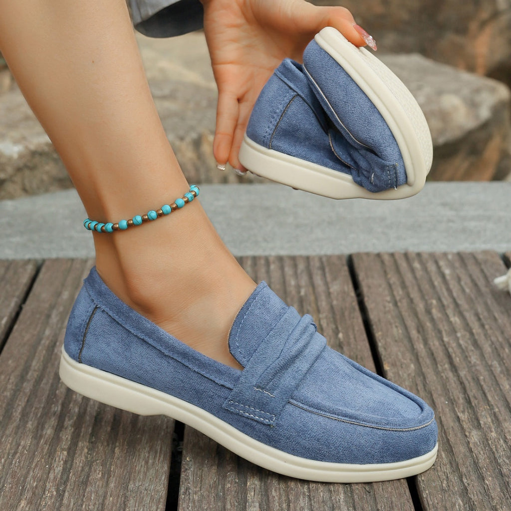 Round Toe Slip-Ons