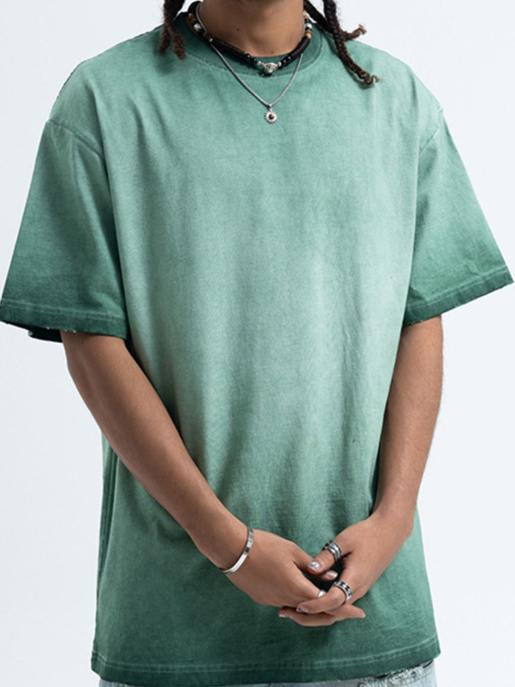 Men's Vintage Wash Round Neck T-Shirt