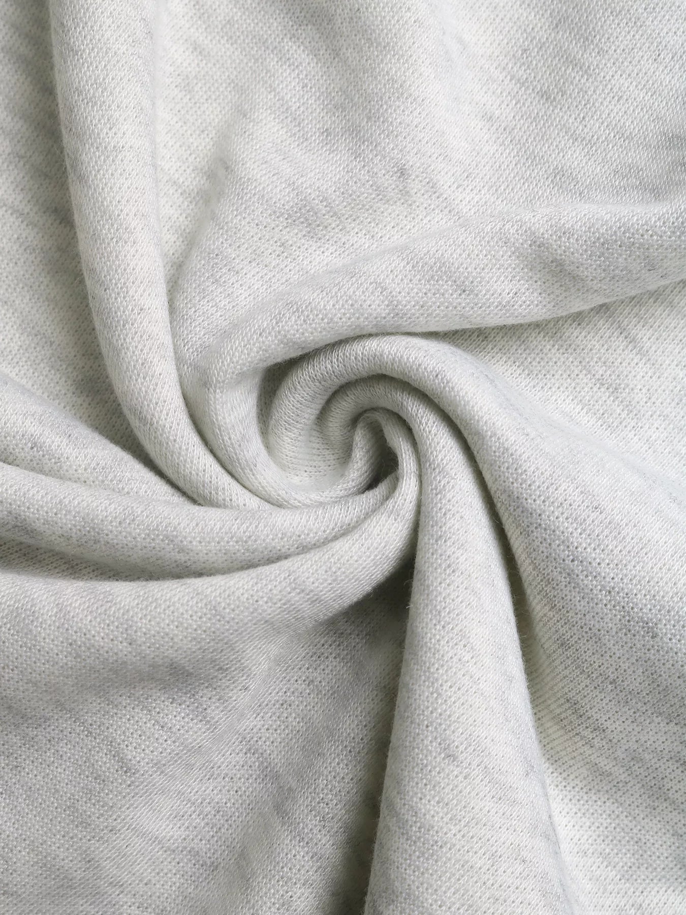 Contrast Trim Drawstring Hoodie with Kangaroo Pocket