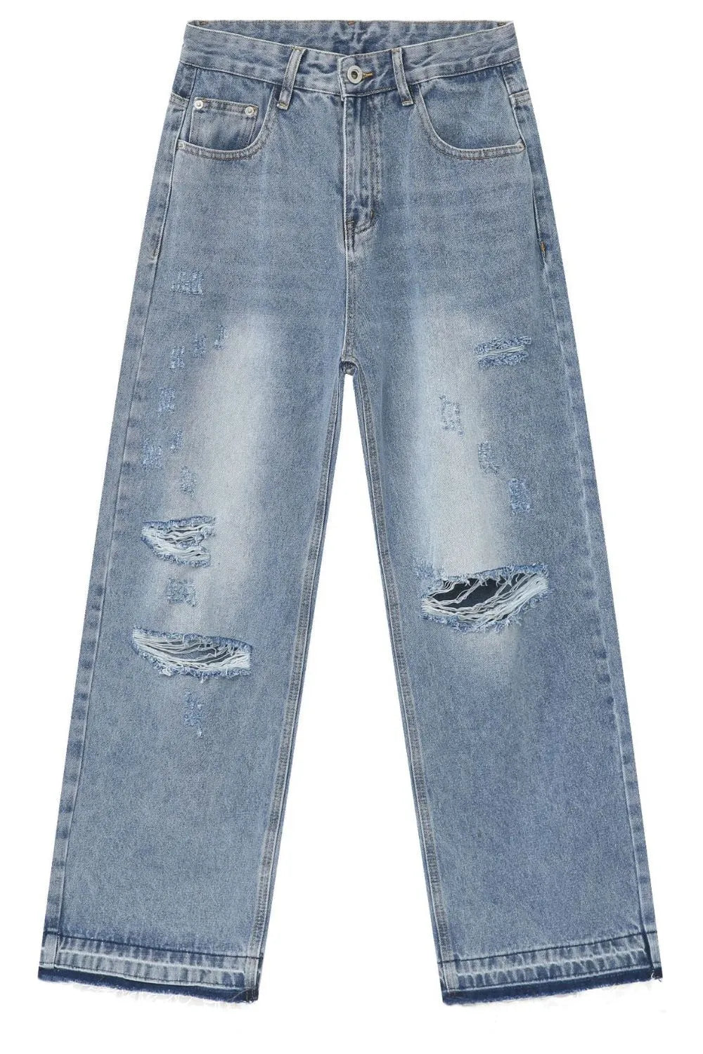 Men's Distressed Baggy Jeans