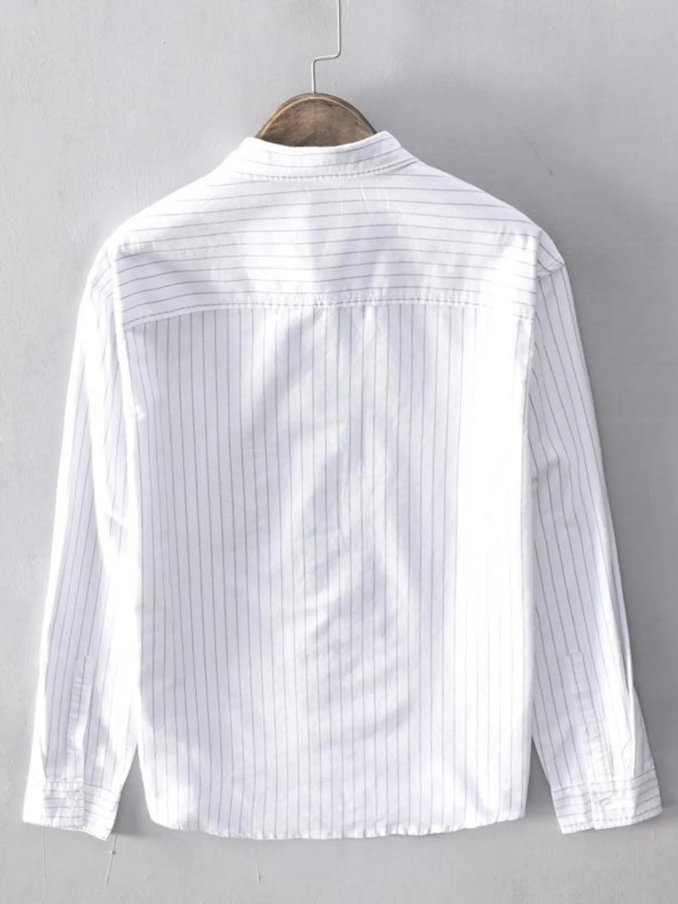 Men's Plus Size Button Up Long Sleeve Shirt