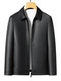 Men's Plus Size Zip Up Long Sleeve Jacket