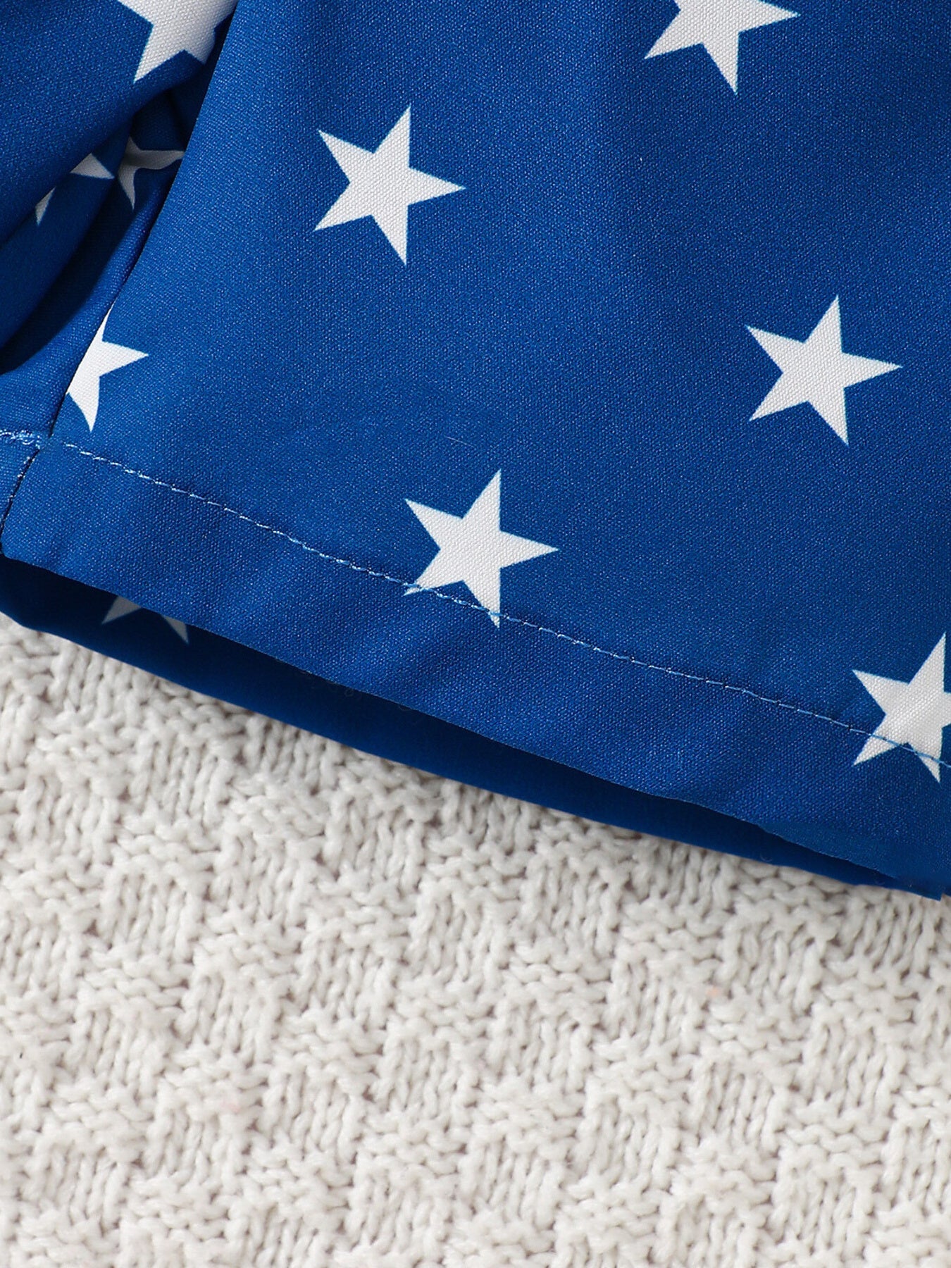 Children's Patriotic USA Tee & Star Print Shorts Set