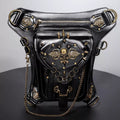Steampunk Skull Decor Crossbody Bag