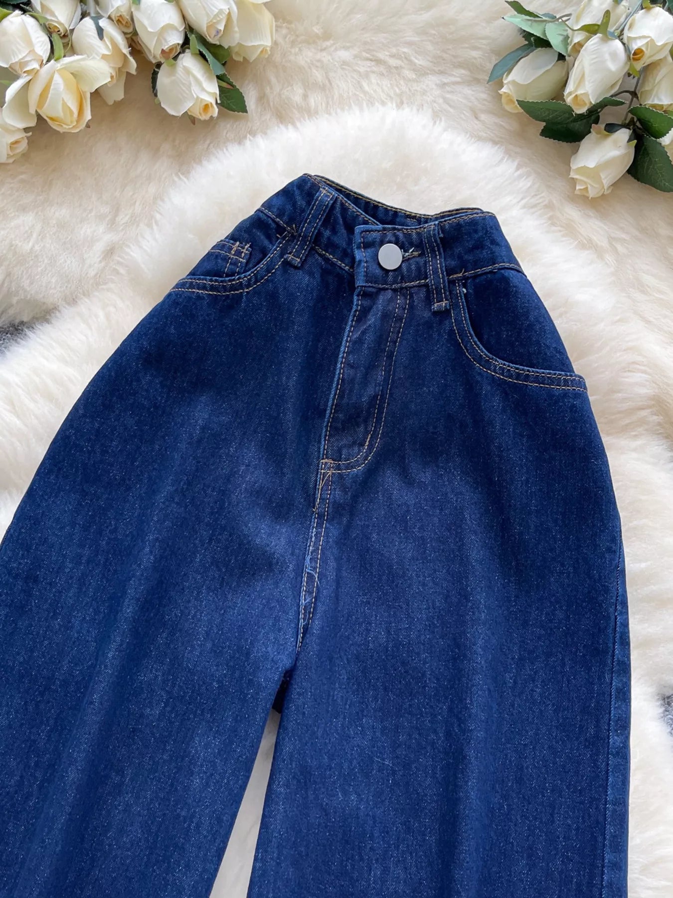 High Waist Wide Leg Jeans