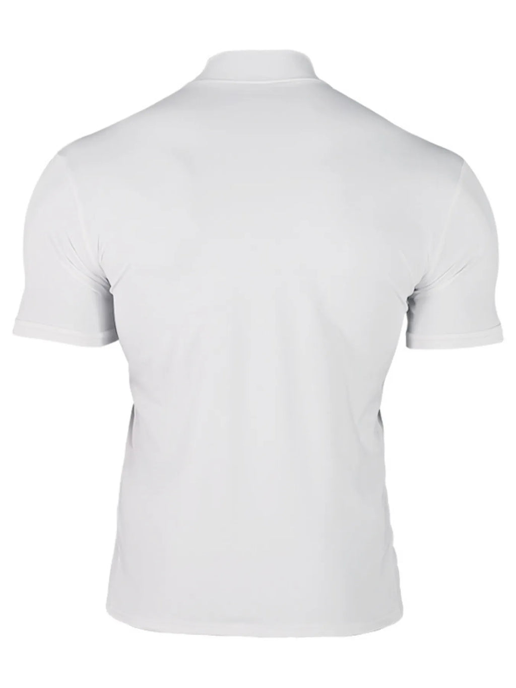 Men's Full Size Turtleneck Short Sleeve T-Shirt Plus Size