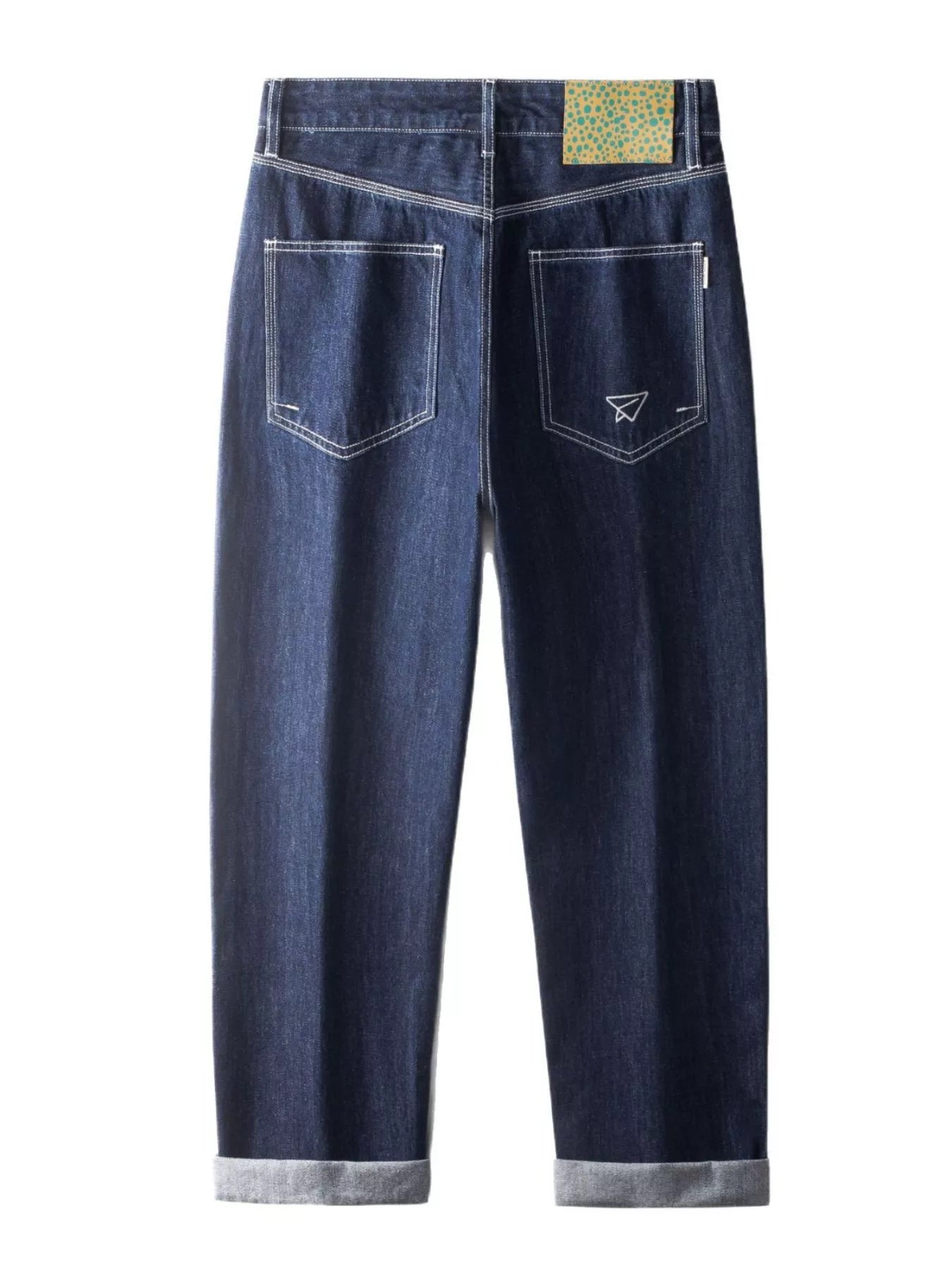 Men's Wide Leg Jeans with Pockets