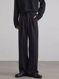 Men's Pleated Wide Leg Pants