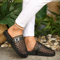 Round Toe Buckle Sandals