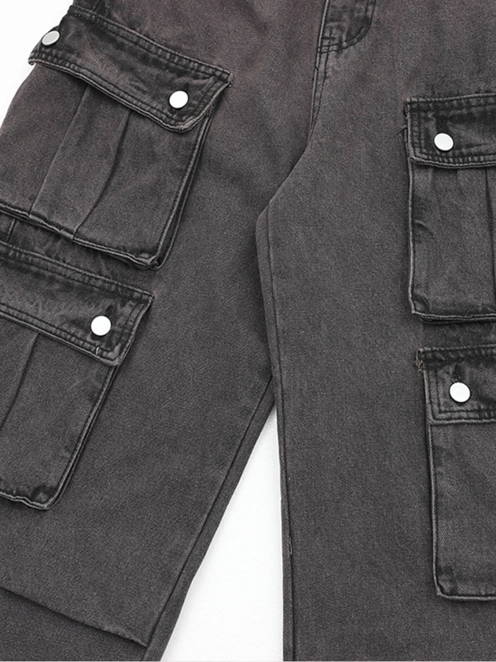 Men's Multi-Pocket Cargo Straight Jeans