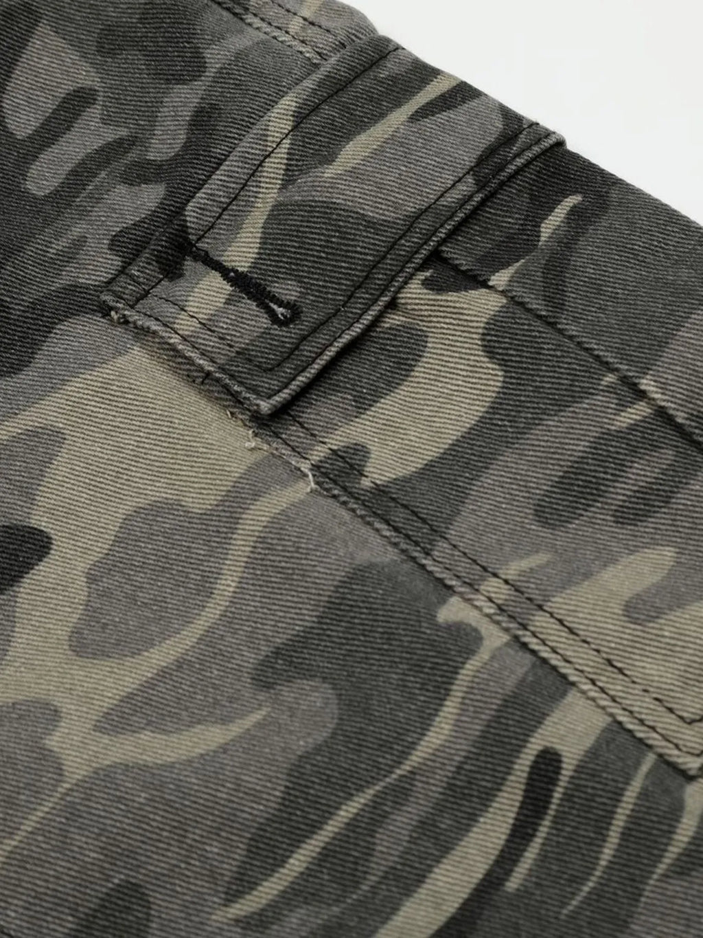 Men's Camouflage Cargo Capri Jeans