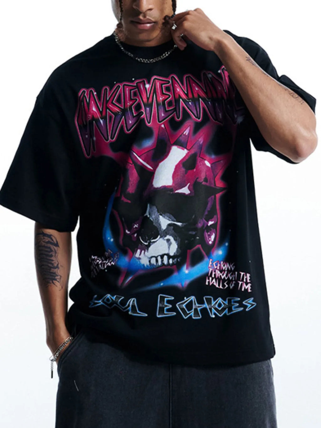 Men's Short Sleeve Graphic Oversized T-Shirt